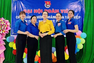 Chúc mừng ĐH ĐV chi đoàn NK 2025-2026 trường MN Tân Hiệp thành công rực rỡ, với nhiệm kỳ mới sẽ có nhiều bứt phá mới, đạt đc chỉ tiêu nhiệm kỳ mới đã đặt ra.